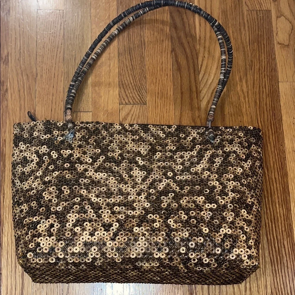Pookah Shells Beachy Vibes Tote Bag - Tan & Brown